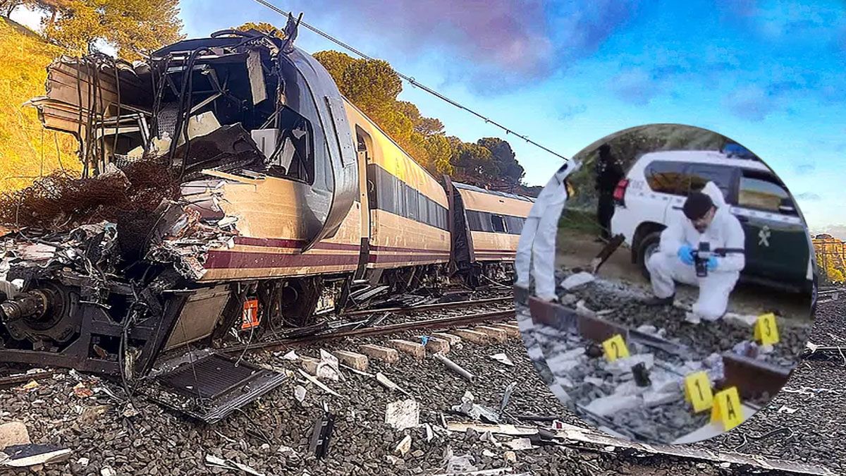 La rotura de un tramo de la vía