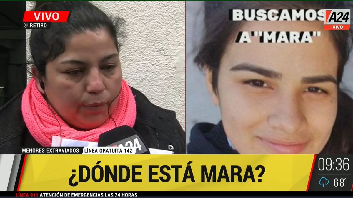Mara Morena Troche Medrano sigue sin aparecer. Foto: captura de Tv.&nbsp;