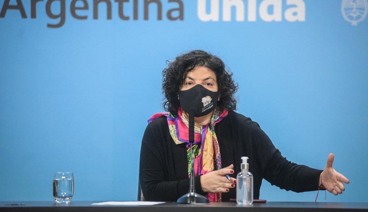 Vizzotti consideró que el confinamiento de 9 días buscará frenar la cadena de contagios de coronavirus. (Foto: Presidencia)