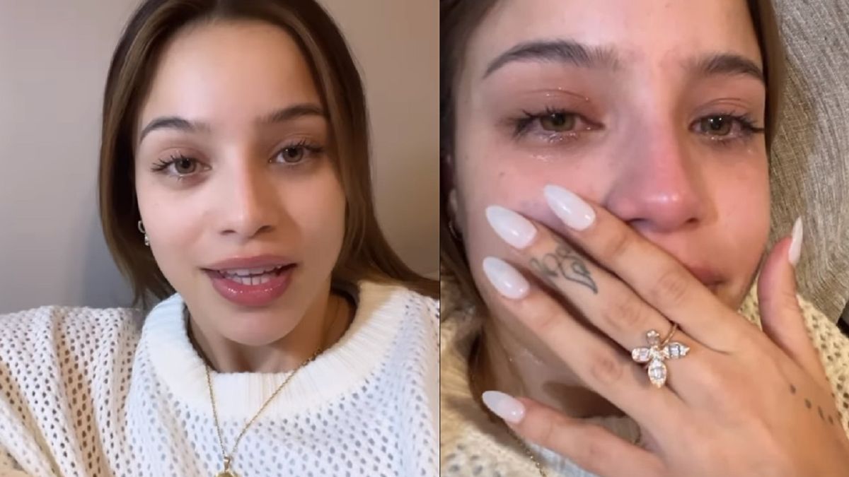 El video de Emilia Mernes llorando en las redes: la tierna contención de Duki