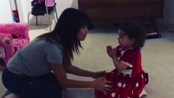 El tierno video de Lali Espósito junto a Olivia, la hija de Paula Chaves y Pedro Alfonso