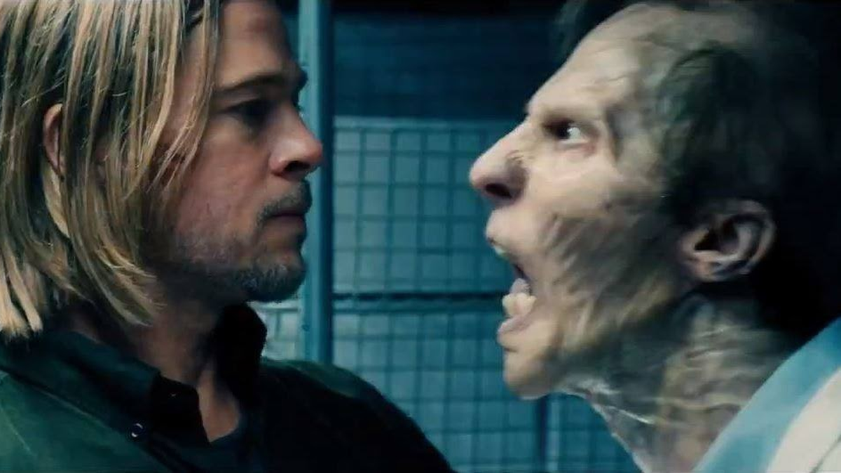 Brad Pitt en Guerra Mundial Z. Foto: Netflix.