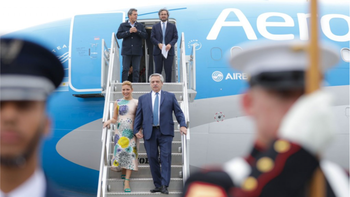 El presidente Alberto Fernández llegó a Estados Unidos para asistir a la Cumbre de las Américas. 