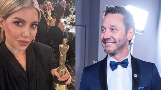 La cara de Benjamín Vicuña ante las cámaras cuando Wanda Nara ganó como revelación en los Martín Fierro 2023