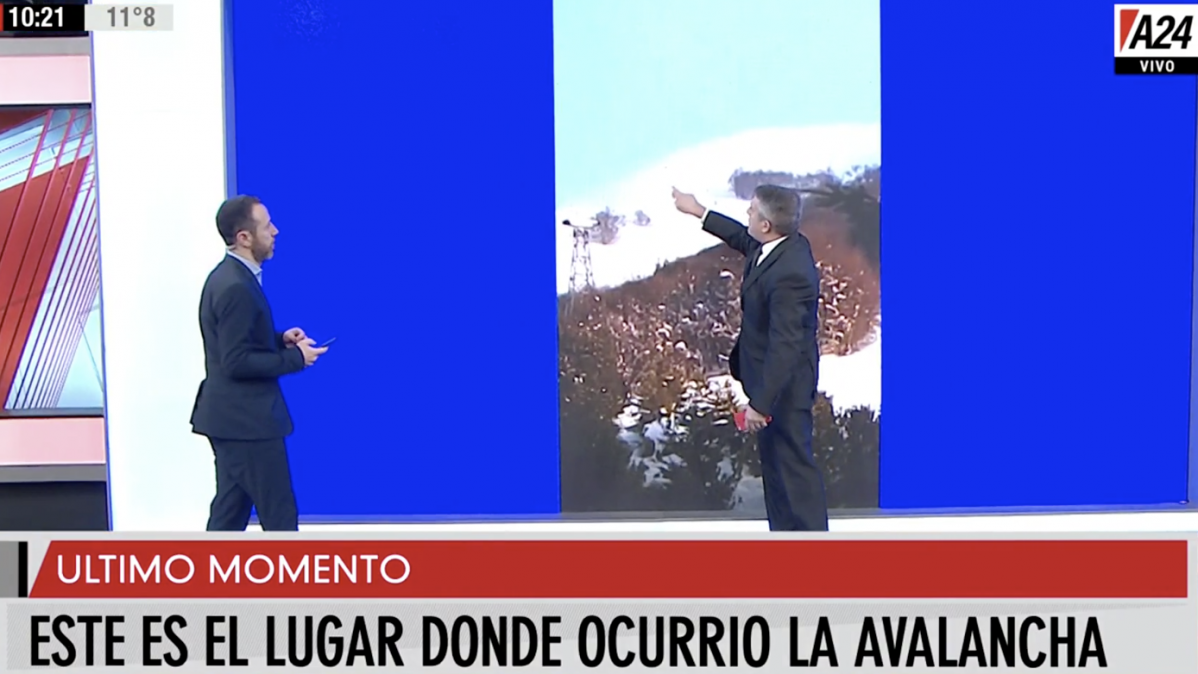 Impactante video: el lugar donde se produjo la avalancha en el Cerro Catedral que terminó con la vida del jefe de patrulla