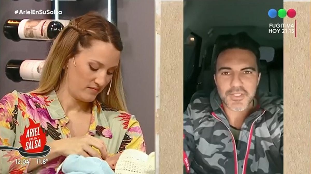Fabian Cubero le mand&oacute; una c&aacute;lido mensaje a su pareja, Mica Viciconte, y a su hijo hijo Luca Cubero en su debut televisivo.&nbsp;