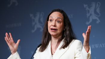 María Corina Machado dio su primera conferencia como Nobel de la Paz tras meses en la clandestinidad