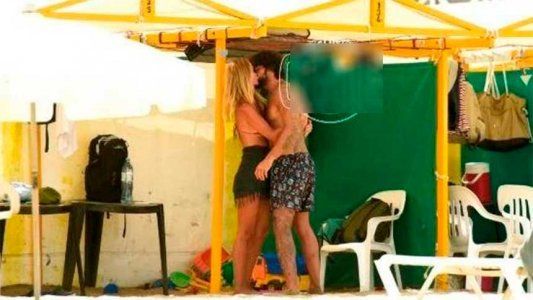 ¿Reconciliados? Luciano Castro y Sabrina Rojas a los besos en la playa