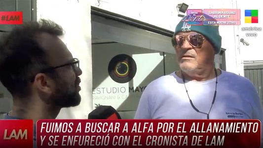 La brutal reacción de Alfa cuando le preguntaron por un fuerte incidente que tuvo: Te prohibo que...