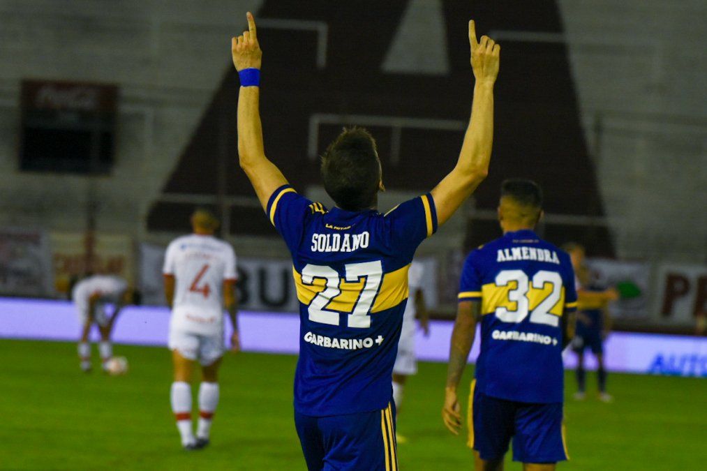A Franco Soldano se le abrió el arco. (Foto: Liga Profesional de Fútbol)