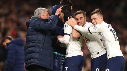 Mourinho derrotó a Guardiola: su Tottenham pateó tres veces y le ganó 2-0 al City