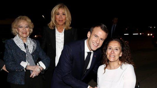 Va cayendo gente al baile: Macron ya está en Argentina