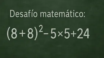 Desafío matemático: una mente brillante lo resuelve en menos de 10 segundos