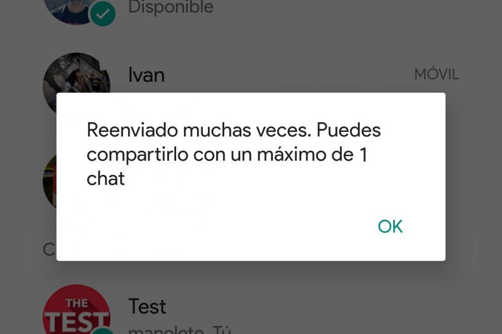 Whatsapp limita el reenvío de mensajes virales para evitar la desinformación
