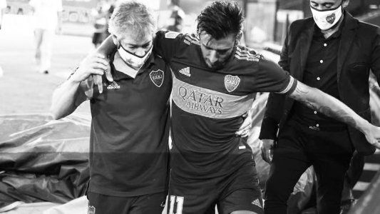 Malas noticias para Boca: Salvio se rompió el ligamento cruzado de una rodilla y será baja al menos seis meses
