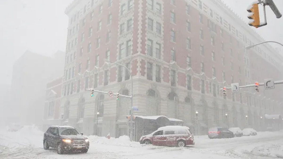 La ciudad de B&uacute;falo, paralizada por la tormenta del siglo (Foto: Gentileza NPR)