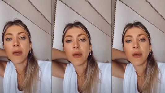 Cande Ruggeri se quebró al hablar de su papá que tiene coronavirus: Es una mierda la situación