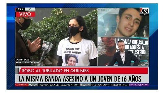 Aseguran que la banda que atacó al jubilado en Quilmes mató a su hijo de 16 años