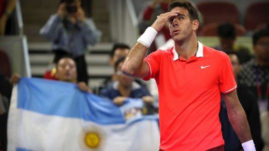 Juan Martín Del Potro debutó en Shanghai con un ajustado triunfo frente a Gasquét