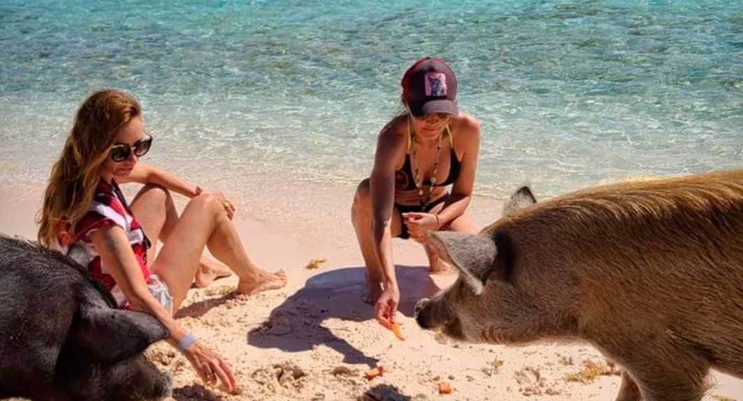 Vacaciones compartidas para Vero Lozano y Analía Franchín en un lugar paradisíaco y rodeado de naturaleza