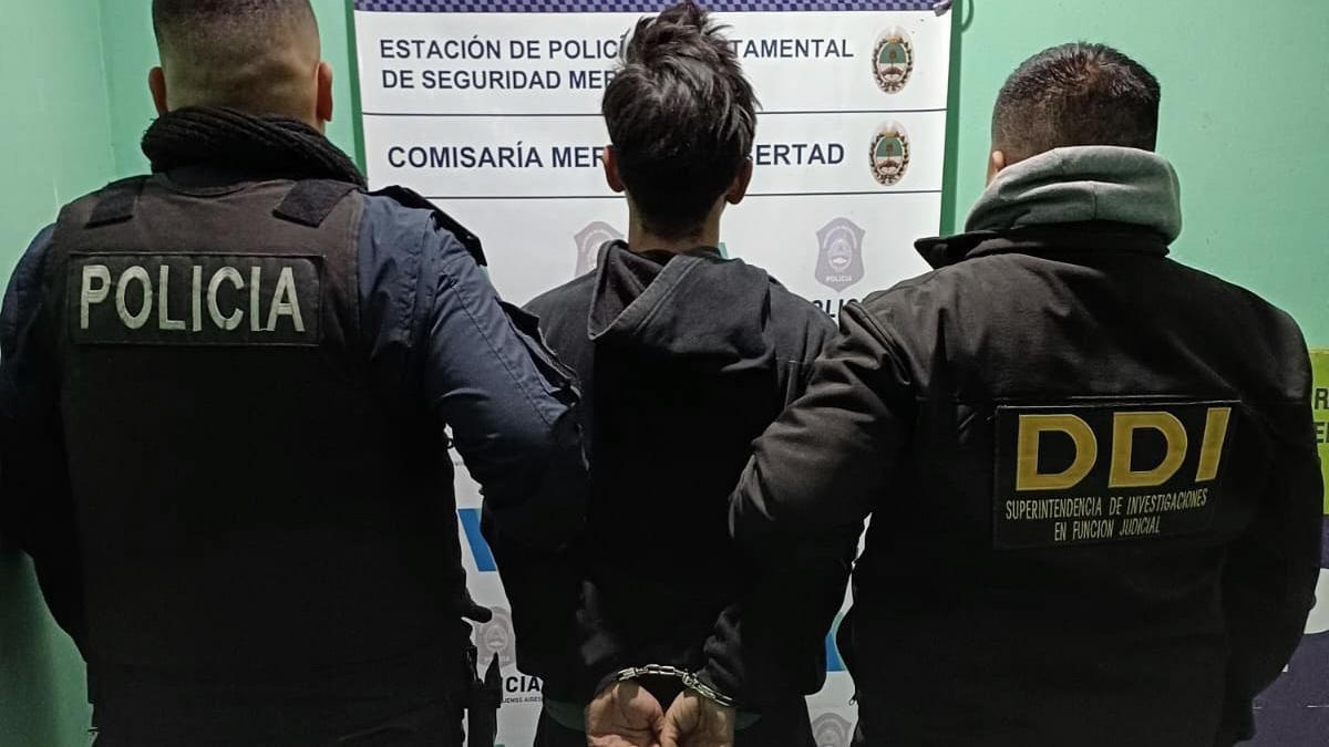 El joven de 16 años detenido por el crimen deljoven jugador. (Foto: Télam)