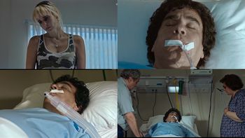 Sueño Bendito: la foto real de Diego Maradona internado