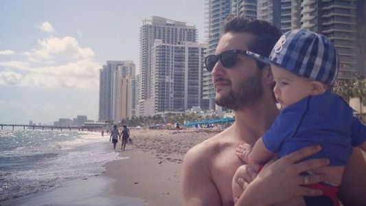 Paolosky y Garciarena, de vacaciones con León