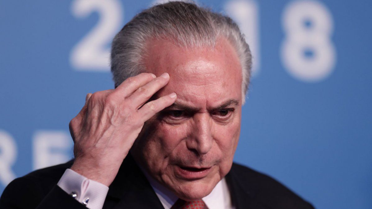 Detuvieron al ex presidente de Brasil Michel Temer por la causa Lava Jato