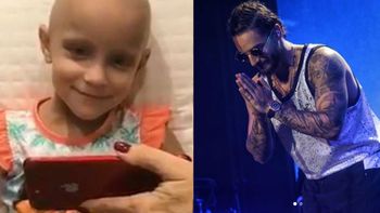 La nena de cinco años con cáncer que conmovió a Maluma con su historia