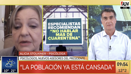 Qué piensa la psicóloga que ahora integra el grupo de especialistas que asesora a Alberto Fernández