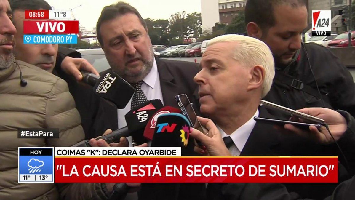 Oyarbide, antes de declarar ante Bonadio: “Vengo a ponerle el pecho a las balas”