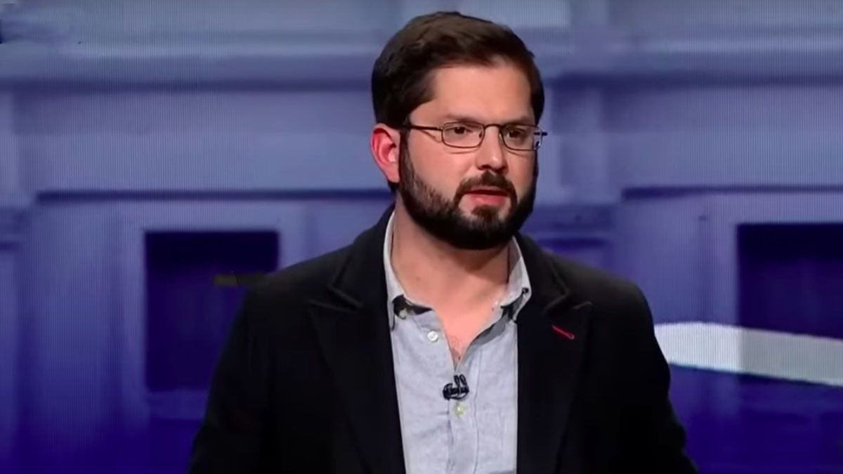 Gabriel Boric, candidato presidencial por la coalición izquierdista 