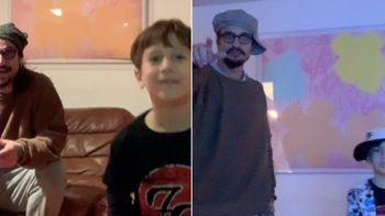 Daniel Osvaldo se reencontró con Momo: hubo partidos en Play.... ¡Y baile de rap!