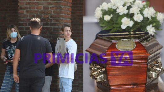 Marta y Felipe Fort despidieron a Gustavo Martínez en el cementerio de la Chacarita