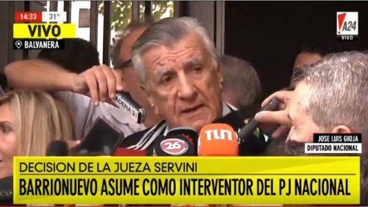 Culebrón peronista: “¿Barrionuevo presidente? No me suena, a los presidentes se los elige” dijo Gioja