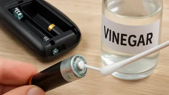 Vinagre en pilas AA y AAA: qué hace realmente y cuándo conviene usarlo