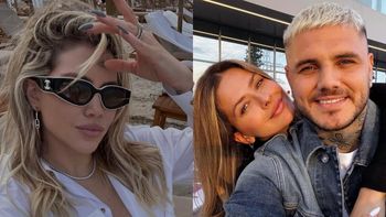 Mauro Icardi subió fotos de la China Suárez haciéndole upa a sus hijas para enfurecer a Wanda Nara