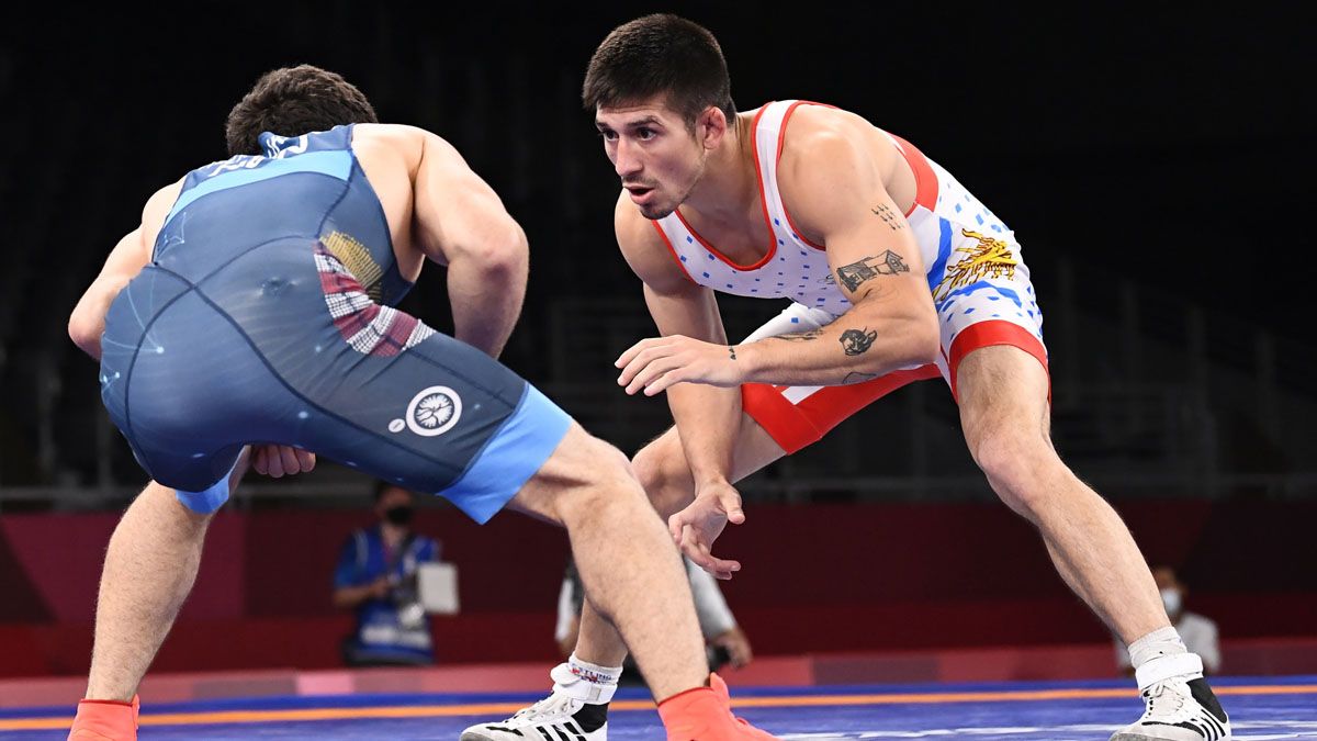 Agustín Destribats perdió en su debut en los Juegos Olímpicos de Tokio 2020.