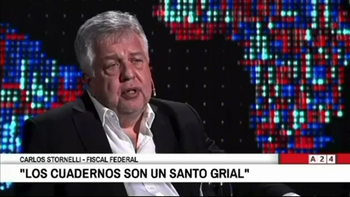 El fiscal Carlos Stornelli con Novaresio: Los bolsos llevaban directamente a la Casa Rosada
