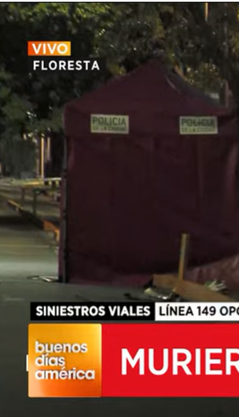 Choque mortal en Floresta: fallecieron dos mujeres, una de ellas cuando la familia intentaba rescatarla