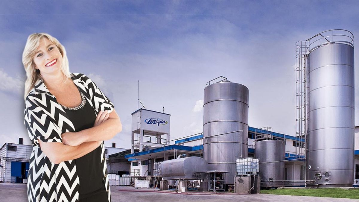 Gabriela Benac es la socia gerente de la empresa láctea Luz Azul que inauguró más de 20 franquicias durante la pandemia. 