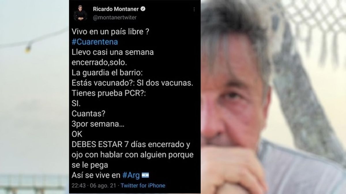 No contento con su descargo, Ricardo Montaner se cruzó con algunos seguidores que lo criticaron.
