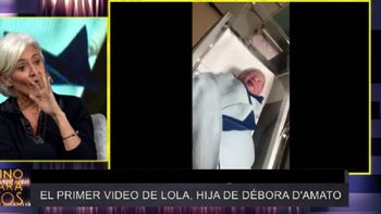 La emoción de Débora DAmato al ver imágenes de su hija Lola que nunca había visto cuando nació