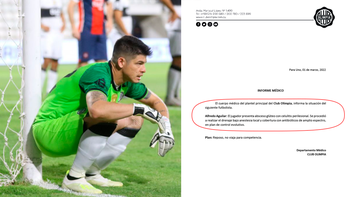 Alfredo Aguilar no viajó porque le salió un susu´a
