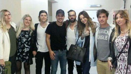 Las hijas mayores de Marcelo Tinelli fueron a ver la obra de Pedro Alfonso