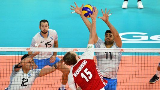 Liga de las Naciones: Argentina tuvo a tiro al campeón mundial, pero Polonia ganó 3-2