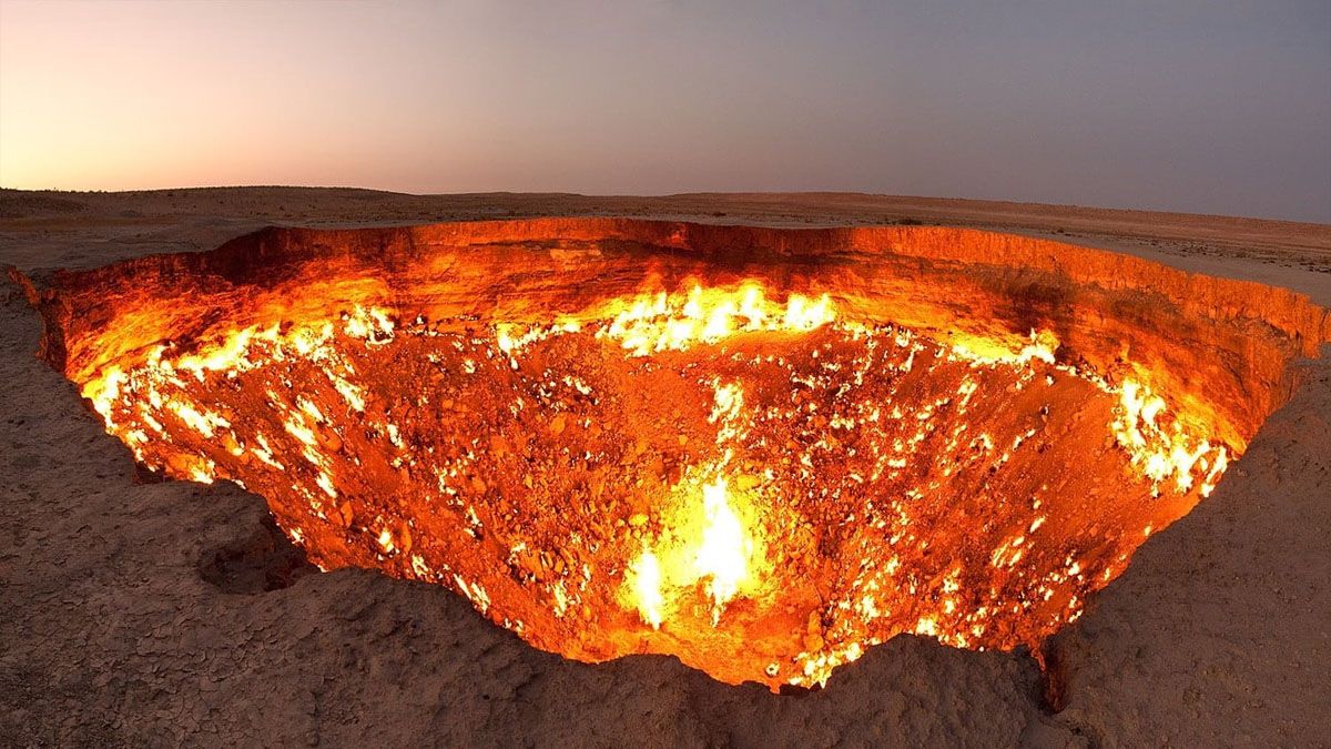 El cráter de Darvaza