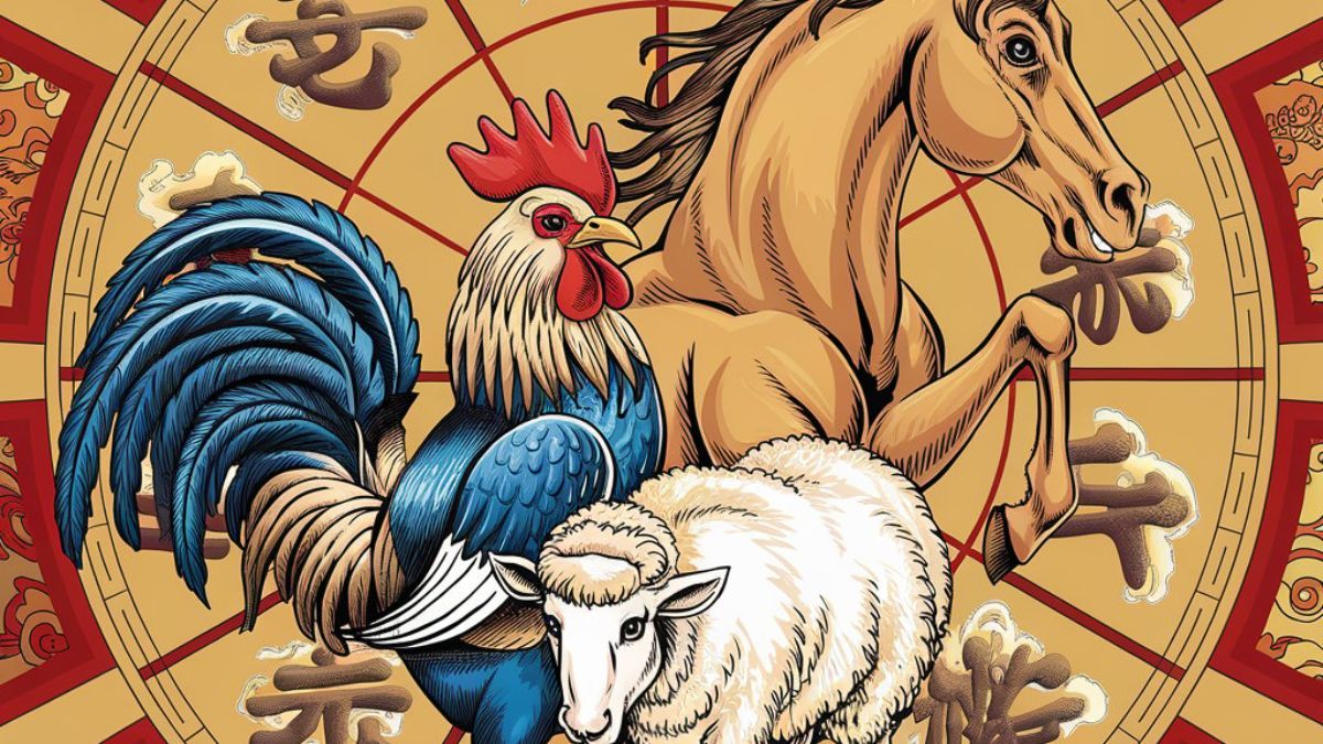 Horóscopo chino: los 4 animales más favorecidos por el Gallo de Agua. (Foto: Ideogram)