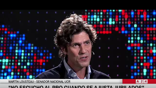 Lousteau contra Milei y el macrismo: No veo al PRO reaccionar cuando la convivencia democrática se ve afectada