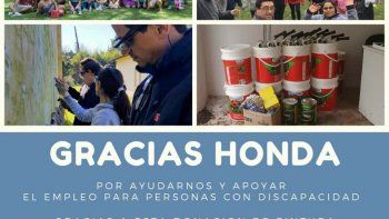 Honda Motor de Argentina por la inclusión